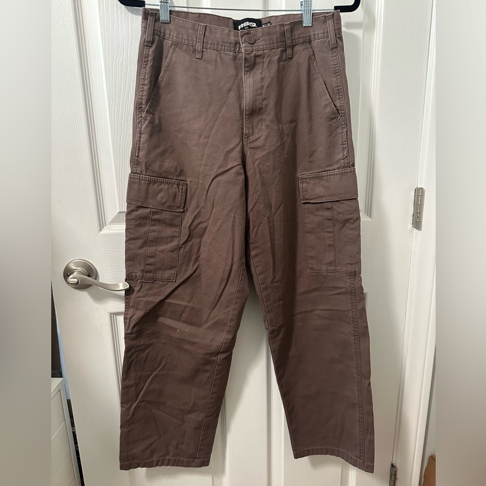 RSQ by Tillys Mens Loose Cargo Pants - brown 28 x 30